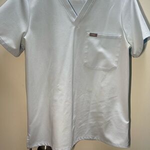 Figs Open Skies (blue) scrubs set